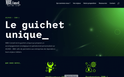 MBE Conseil : positionnement stratégique réussi pour communication archi-ciblée